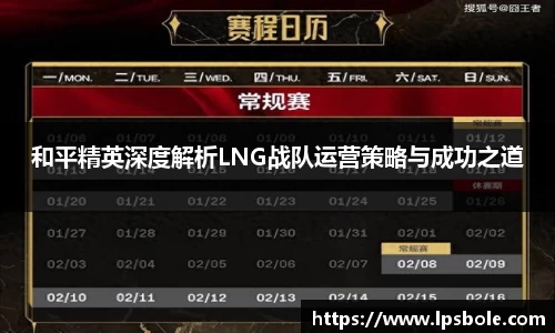 和平精英深度解析LNG战队运营策略与成功之道